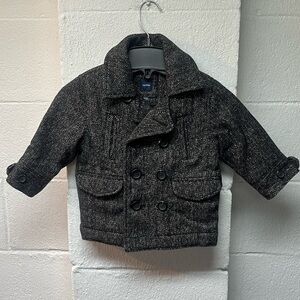 Baby Gap Kids Double-Breasted Gray Jacket